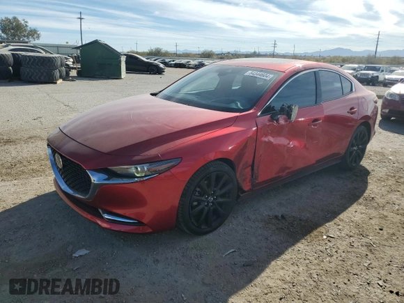 2021 Mazda 3 2.5 Turbo with VIN JM1BPBAY3M1313001, listed as a Copart auction lot 84344604 with 35,734 mi miles and Salvage Title. Bid and sale history available at DreamBid. Image 1.