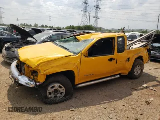 2005 GMC Canyon SLE Z71 with VIN 1GTDT196358130644, listed as a Copart auction lot 59961554 with 195,697 mi miles and Salvage Title. Bid and sale history available at carsss.com. Image 1.