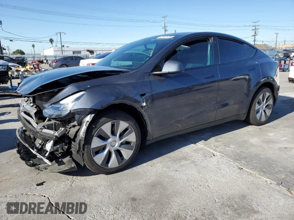 2023 Tesla Model Y Long Range with VIN 7SAYGDEE6PA032862, listed as a Copart auction lot 46542405 with 12,181 mi miles and Salvage Title. Bid and sale history available at DreamBid. Image 1.