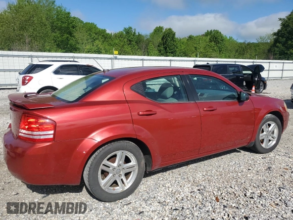 2008 Dodge Avenger SXT with VIN 1B3LC56KX8N299636, listed as a Copart auction lot 53743195 with 116,924 mi miles and Salvage Title. Bid and sale history available at DreamBid. Image 3.