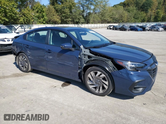 2025 Subaru Legacy Limited with VIN 4S3BWAN68S3003871, listed as a Copart auction lot 74553034 with 938 mi miles and Salvage title. Bid and sale history available at DreamBid. Image 4.