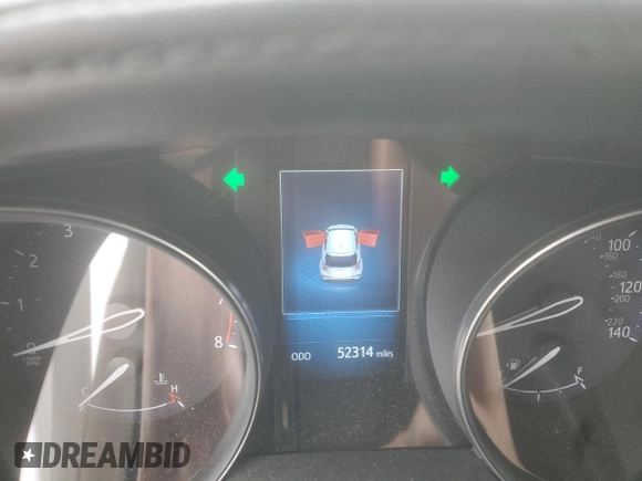2018 Toyota C-HR XLE with VIN NMTKHMBX6JR060011, listed as a Copart auction lot 51620895 with 52,314 mi miles and Salvage Title. Bid and sale history available at carsss.com. Image 9.