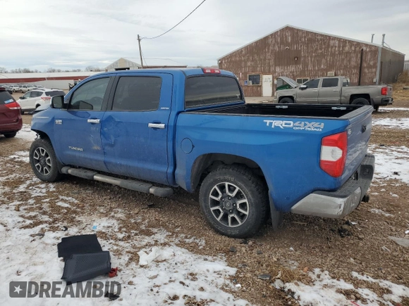 2017 Toyota Tundra Limited z VIN 5TFHW5F1XHX615236, wystawiony jako Copart lot #85672604 z przebiegiem 108 302 mil mil oraz Szkoda całkowita • Salvage title. Historia ofert i sprzedaży dostępna na DreamBid. Obrazek 2.