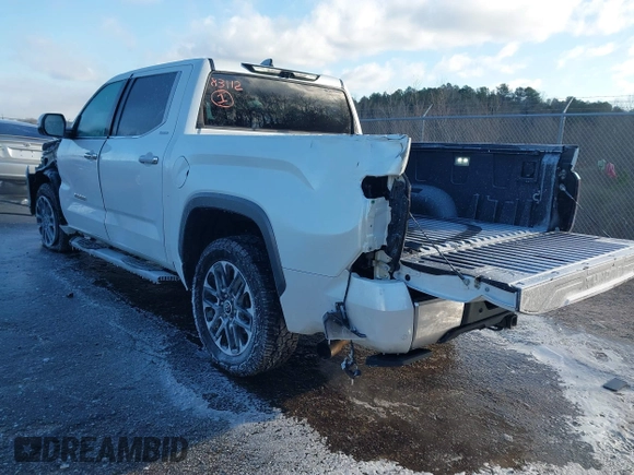 2023 Toyota Tundra Limited with VIN 5TFJA5DB8PX070681, listed as a IAAI auction lot 41617433 with 57,693 mi miles and . Bid and sale history available at DreamBid. Image 3.