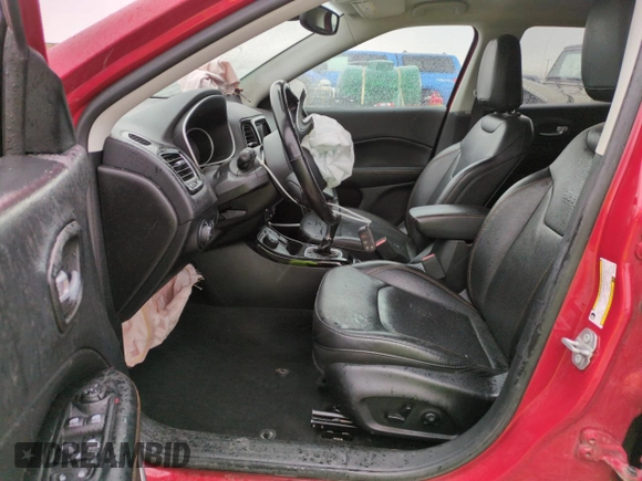 2021 Jeep Compass Limited with VIN 3C4NJDCB0MT527990, listed as a Copart auction lot 44637765 with 76,095 mi miles and Salvage Title. Bid and sale history available at carsss.com. Image 7.