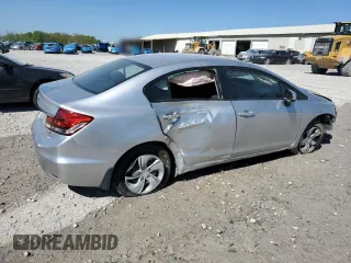 2014 Honda Civic Sedan LX with VIN 19XFB2F54EE078217, listed as a Copart auction lot 53268085 with 151,002 mi miles and Salvage Title. Bid and sale history available at carsss.com. Image 3.