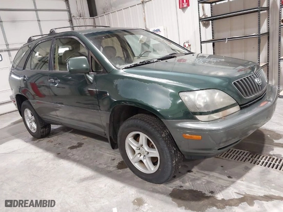 1999 Lexus RX 300 Luxury SUV with VIN JT6GF10U7X0036842, listed as a IAAI auction lot 41714651 with NaN miles. Bid and sale history available at carsss.com. Image 1.