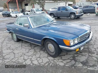 1984 Mercedes-Benz SL with VIN WDB1070461A003977, listed as a IAAI auction lot 41703155 with 77,763 mi miles and . Bid and sale history available at DreamBid. Image 1.