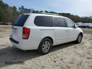 2012 Kia Sedona LX with VIN KNDMG4C72C6465538, listed as a Copart auction lot 51450135 with 84,972 mi miles and Salvage Title. Bid and sale history available at carsss.com. Image 3.