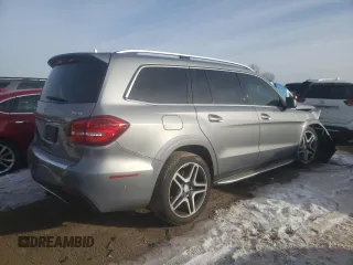 2017 Mercedes-Benz GLS with VIN 4JGDF7DEXHA777608, listed as a Copart auction lot 71279602 with 85,131 mi miles. Bid and sale history available at carsss.com. Image 3.