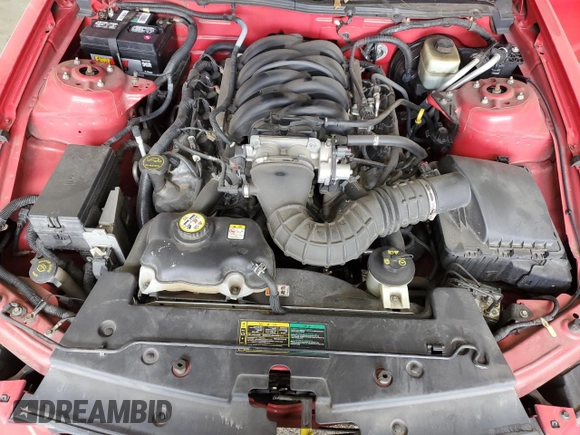 2005 Ford Mustang GT Deluxe with VIN 1ZVFT85H455241680, listed as a Copart auction lot 82101444 with 51,114 mi miles and Salvage Title. Bid and sale history available at DreamBid. Image 11.