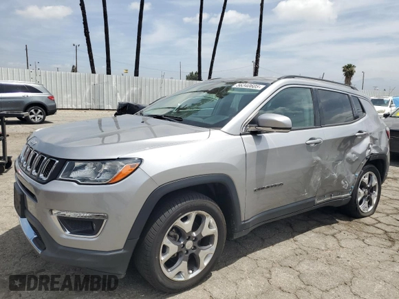 2020 Jeep Compass Limited с VIN 3C4NJCCB5LT128677, выставлен на аукционе Copart как лот 56340605 с пробегом 130 142 миль миль и Списание • Salvage title. История ставок и продаж доступна на DreamBid. Изображение 1.