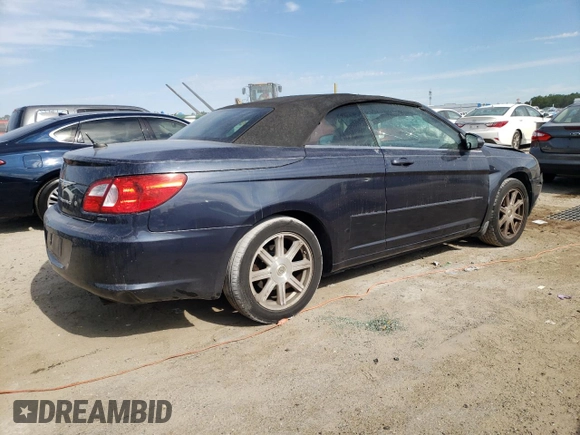 2008 Chrysler Sebring Touring z VIN 1C3LC55R88N145038, wystawiony jako Copart lot #57938415 z przebiegiem 120 291 mil mil oraz Szkoda całkowita • Salvage title. Historia ofert i sprzedaży dostępna na DreamBid. Obrazek 3.