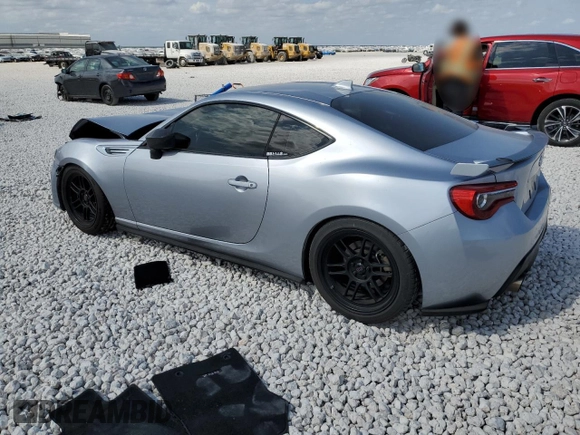 2017 Subaru BRZ Premium with VIN JF1ZCAB1XH9605733, listed as a Copart auction lot 76825584 with 28,013 mi miles and Salvage Title. Bid and sale history available at carsss.com. Image 2.
