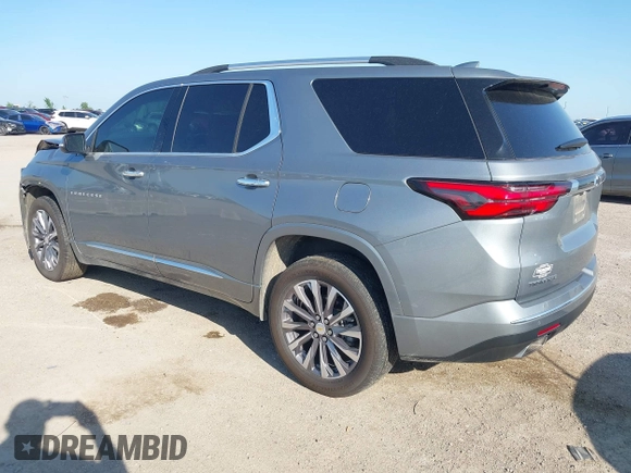 2023 Chevrolet Traverse Premier with VIN 1GNERKKW0PJ312419, listed as a IAAI auction lot 41941649 with 43,551 mi miles and . Bid and sale history available at DreamBid. Image 3.