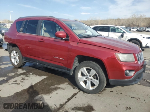 2014 Jeep Compass Latitude with VIN 1C4NJCEA7ED532061, listed as a Copart auction lot 52449655 with 178,320 mi miles and Salvage Title. Bid and sale history available at carsss.com. Image 4.
