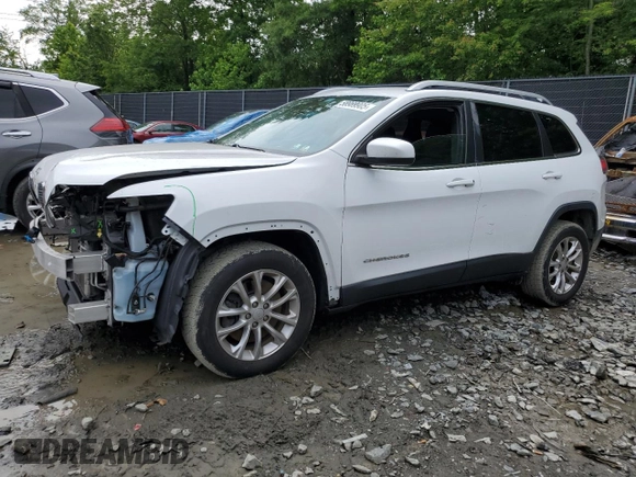 2019 Jeep Cherokee Latitude z VIN 1C4PJLCB9KD312162, wystawiony jako Copart lot #58989905 z przebiegiem 79 471 mil mil oraz Szkoda całkowita • Salvage title. Historia ofert i sprzedaży dostępna na DreamBid. Obrazek 1.