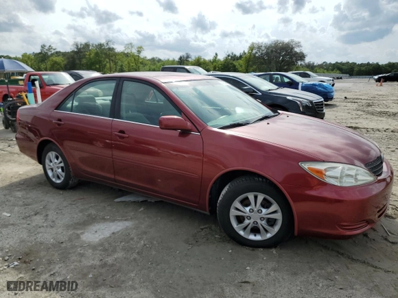 2004 Toyota Camry LE with VIN 4T1BF32K14U064646, listed as a Copart auction lot 51432255 with 44,592 mi miles and Salvage Title. Bid and sale history available at carsss.com. Image 4.