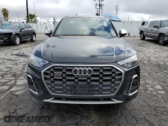 2022 Audi SQ5 Premium Plus with VIN WA1B4AFY0N2087887, listed as a Copart auction lot 88809855 with 14,999 mi miles and Salvage Title. Bid and sale history available at carsss.com. Image 5.