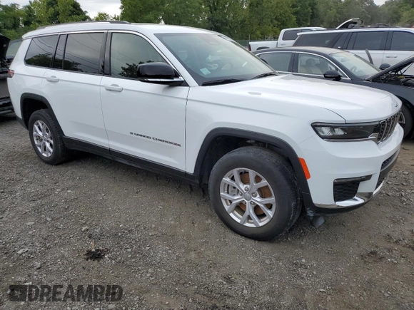 2022 Jeep Grand Cherokee Limited z VIN 1C4RJJBG7N8630529, wystawiony jako Copart lot #69641054 z przebiegiem 34 301 mil mil oraz Szkoda całkowita • Salvage title. Historia ofert i sprzedaży dostępna na DreamBid. Obrazek 4.