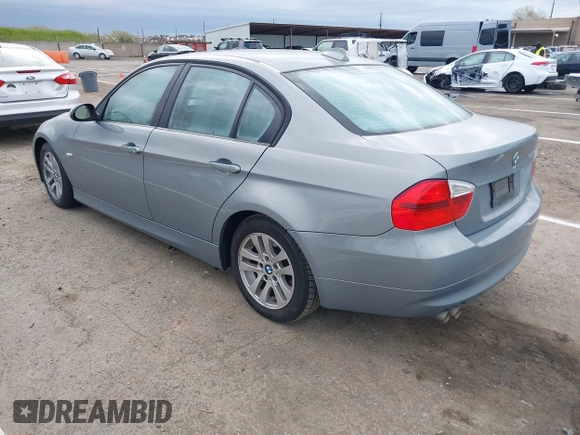 2007 BMW 3 Series 328i with VIN WBAVC53527FZ72561, listed as a IAAI auction lot 41891455 with 146,096 mi miles and . Bid and sale history available at carsss.com. Image 3.