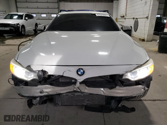 2015 BMW 4 Series 435i with VIN WBA3R1C53FK194890, listed as a Copart auction lot 87603825 with 126,991 mi miles and Salvage Title. Bid and sale history available at DreamBid. Image 5.