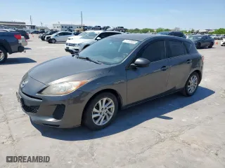 2012 Mazda Mazda3 i Touring with VIN JM1BL1L74C1614952, listed as a Copart auction lot 51737855 with 181,729 mi miles and Salvage Title. Bid and sale history available at carsss.com. Image 1.