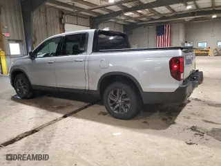 2021 Honda Ridgeline Sport with VIN 5FPYK3F19MB014833, listed as a Copart auction lot 47961835 with 24,388 mi miles and Salvage Title. Bid and sale history available at carsss.com. Image 2.