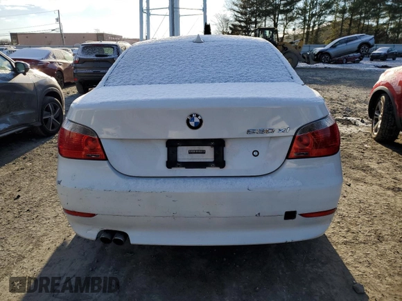 2006 BMW 5 Series 530xi with VIN WBANF73556CG69053, listed as a Copart auction lot 87353474 with Not Provided miles and Salvage Title. Bid and sale history available at DreamBid. Image 6.