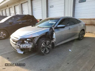2016 Honda Civic EX-L with VIN 19XFC1F75GE025800, listed as a Copart auction lot 84600314 with 80,514 mi miles and Salvage title. Bid and sale history available at DreamBid. Image 1.