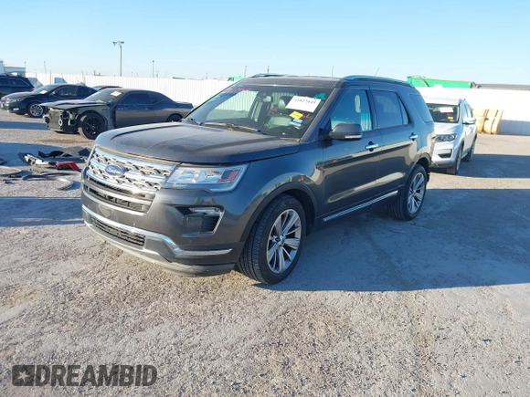 2018 Ford Explorer Limited with VIN 1FM5K7F86JGA37810, listed as a IAAI auction lot 41827445 with 96,635 mi miles and . Bid and sale history available at carsss.com. Image 2.