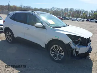 2021 Ford Escape SEL with VIN 1FMCU9H92MUA07776, listed as a IAAI auction lot 42049819 with 118,717 mi miles and . Bid and sale history available at DreamBid. Image 1.