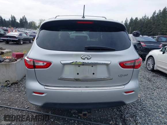 2014 Infiniti QX60 with VIN 5N1AL0MMXEC531216, listed as a IAAI auction lot 42003851 with 91,232 mi miles and . Bid and sale history available at DreamBid. Image 16.