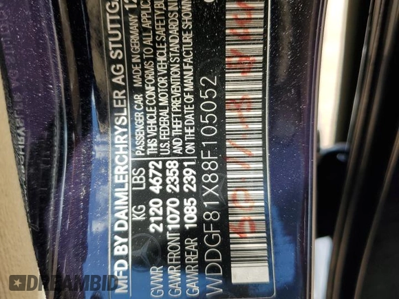 2008 Mercedes-Benz C 300 Sport z VIN WDDGF81X88F105052, wystawiony jako Copart lot #64132505 z przebiegiem 112 533 mil mil oraz Szkoda całkowita • Salvage title. Historia ofert i sprzedaży dostępna na DreamBid. Obrazek 12.