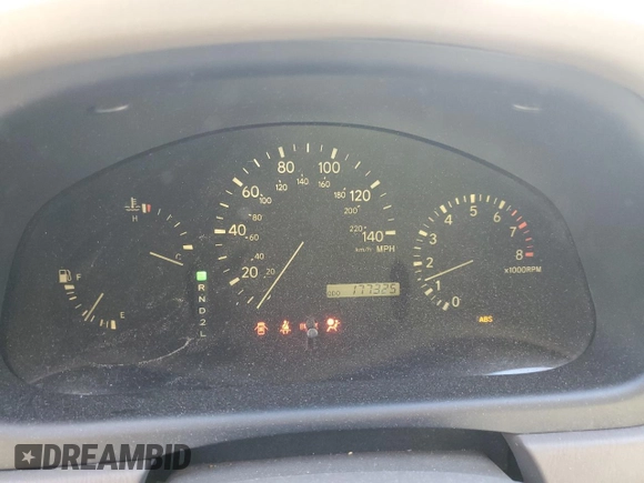 2000 Lexus RX 300 with VIN JT6HF10U2Y0129838, listed as a Copart auction lot 75623734 with 177,325 mi miles and Salvage Title. Bid and sale history available at carsss.com. Image 9.