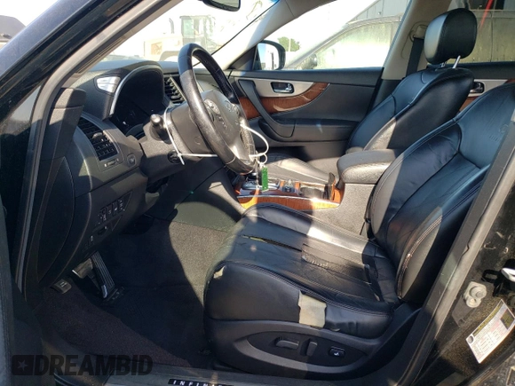 2012 Infiniti FX with VIN JN8AS1MW4CM154991, listed as a Copart auction lot 53471755 with 167,418 mi miles and Salvage title. Bid and sale history available at DreamBid. Image 7.