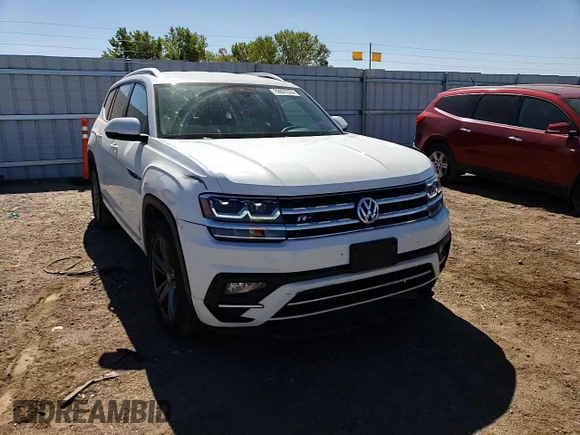 2018 Volkswagen Atlas SE with VIN 1V2FR2CA0JC575617, listed as a Copart auction lot 72691074 with 86,505 mi miles and Salvage title. Bid and sale history available at DreamBid. Image 12.