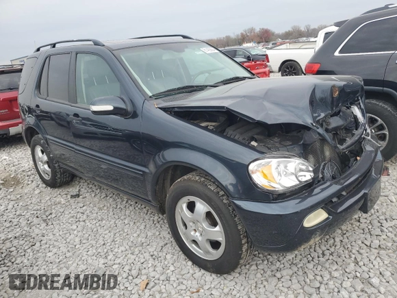 2002 Mercedes-Benz M-Class with VIN 4JGAB54E62A292019, listed as a Copart auction lot 81493604 with 305,098 mi miles and Salvage Title. Bid and sale history available at carsss.com. Image 4.