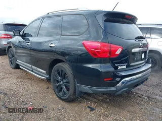 2017 Nissan Pathfinder SL with VIN 5N1DR2MM7HC667864, listed as a IAAI auction lot 41219528 with 127,240 mi miles. Bid and sale history available at carsss.com. Image 3.