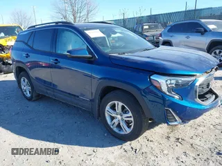 2020 GMC Terrain SLE with VIN 3GKALTEV0LL303955, listed as a IAAI auction lot 41330389 with 26,856 mi miles. Bid and sale history available at carsss.com. Image 1.