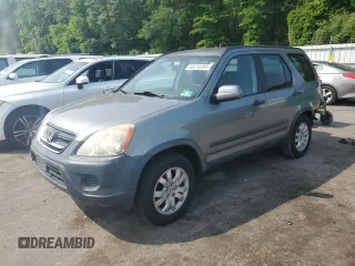 2005 Honda CR-V EX z VIN SHSRD78845U315321, wystawiony jako Copart lot #58218385 z przebiegiem 273 909 mil mil oraz Szkoda całkowita • Salvage title. Historia ofert i sprzedaży dostępna na DreamBid. Obrazek 1.