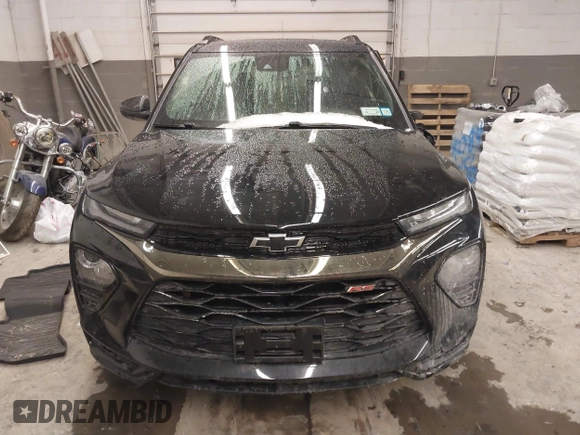 2022 Chevrolet TrailBlazer RS with VIN KL79MUSL1NB140240, listed as a IAAI auction lot 41356694 with 27,760 mi miles. Bid and sale history available at carsss.com. Image 12.