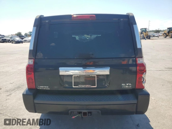 2006 Jeep Commander Limited с VIN 1J8HH58206C226585, выставлен на аукционе Copart как лот 72011364 с пробегом 202 129 миль миль и Списание • Salvage title. История ставок и продаж доступна на DreamBid. Изображение 6.
