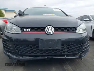 2017 Volkswagen Golf GTI S with VIN 3VW5T7AU7HM061469, listed as a IAAI auction lot 41197640 with 102,387 mi miles. Bid and sale history available at carsss.com. Image 6.