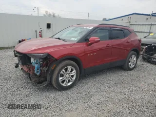 2021 Chevrolet Blazer LT z VIN 3GNKBHRS7MS558973, wystawiony jako Copart lot #54677565 z przebiegiem 59 458 mil mil oraz Szkoda całkowita • Salvage title. Historia ofert i sprzedaży dostępna na DreamBid. Obrazek 1.