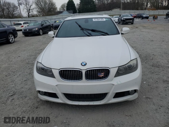 2011 BMW 3 Series 335i with VIN WBAPM5C51BE575783, listed as a Copart auction lot 47354165 with 0 mi miles and Salvage Title. Bid and sale history available at carsss.com. Image 5.