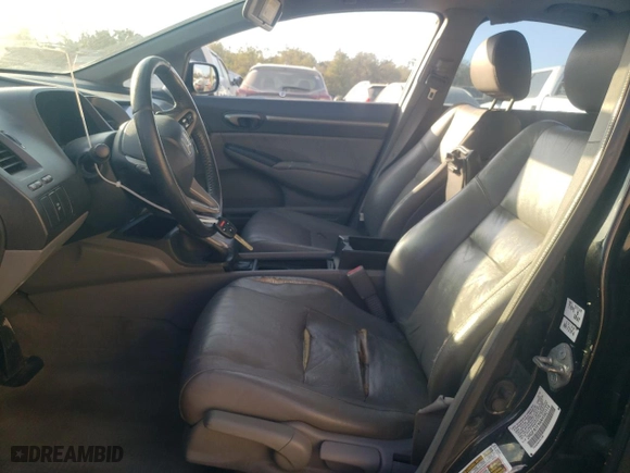 2010 Honda Civic Sdn EX-L with VIN 2HGFA1F94AH562114, listed as a Copart auction lot 44722605 with 195,653 mi miles and Salvage Title. Bid and sale history available at carsss.com. Image 7.