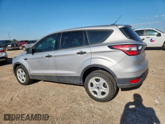 2018 Ford Escape S with VIN 1FMCU0F73JUD50086, listed as a Copart auction lot 60850495 with 67,629 mi miles and Salvage title. Bid and sale history available at DreamBid. Image 2.