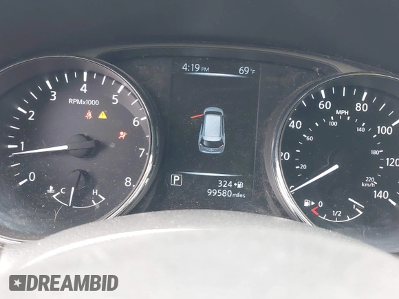 2017 Nissan Rogue S with VIN 5N1AT2MV6HC774739, listed as a IAAI auction lot 42388031 with 99,580 mi miles and . Bid and sale history available at DreamBid. Image 7.