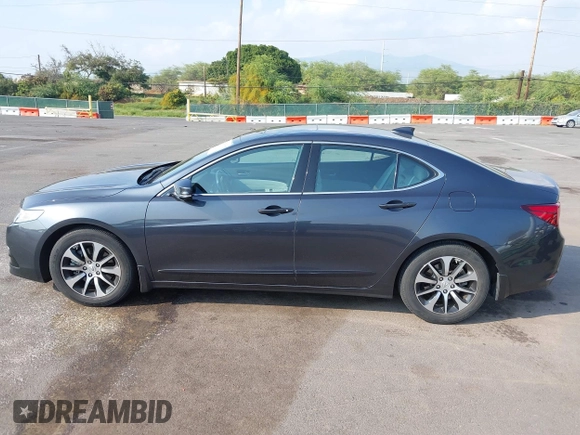 2016 Acura TLX with VIN 19UUB1F37GA009304, listed as a IAAI auction lot 41558307 with 39,567 mi miles. Bid and sale history available at carsss.com. Image 14.